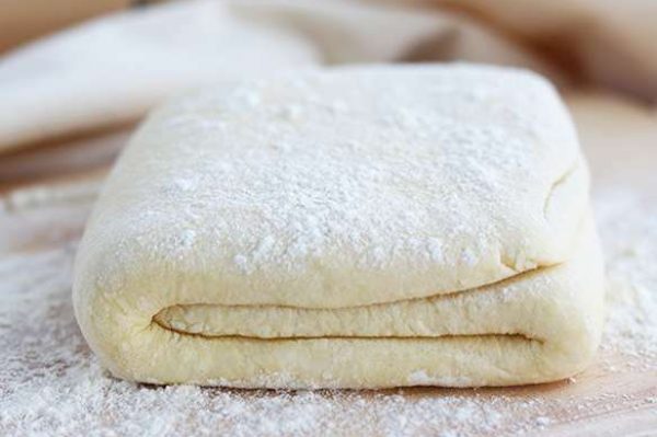 masa de hojaldre congelada