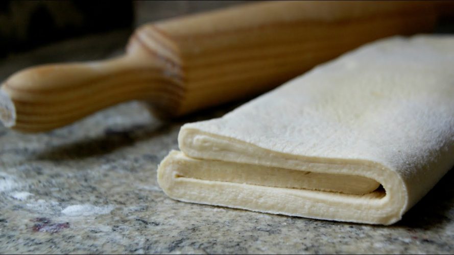 masa de hojaldre manjares